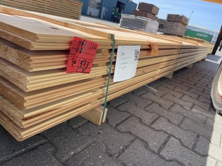 Ca. 70x Douglas Veer en Groef, 18x185mm, lengte 500cm